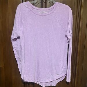 Hollister Light Purple Long Sleeve Tee